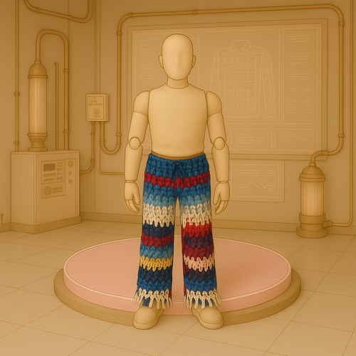 Chunky Fabric Monster Pants